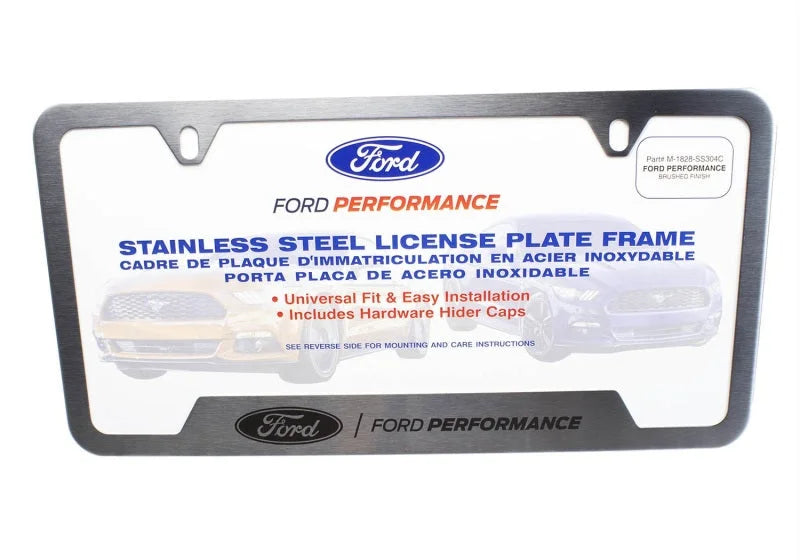 Ford Racing Stainless Steel Ford Performance License Plate Frame - Additional View 6