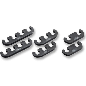 Ford Racing Wire Dividers 4 to 3 to 2 - Black w/ White Ford Logo - Main Product View