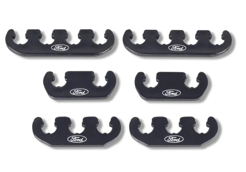 Ford Racing Wire Dividers 4 to 3 to 2 - Black w/ White Ford Logo - Installation View
