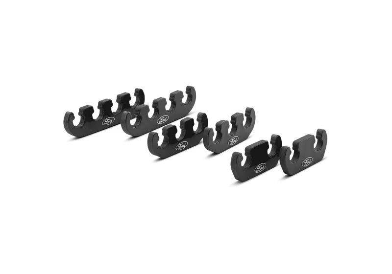 Ford Racing Wire Dividers 4 to 3 to 2 - Black w/ White Ford Logo - Back View