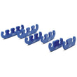 Load image into Gallery viewer, Ford Racing Wire Dividers 4 to 3 to 2 - Blue w/ White Ford Logo - Back View