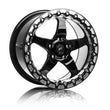Load image into Gallery viewer, Forgestar D5 Beadlock 15x10 / 5x114.3 BP / ET50 / 7.5in BS Gloss Black Wheel - Side View