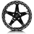Load image into Gallery viewer, Forgestar D5 Beadlock 15x10 / 5x114.3 BP / ET50 / 7.5in BS Gloss Black Wheel - Detail View