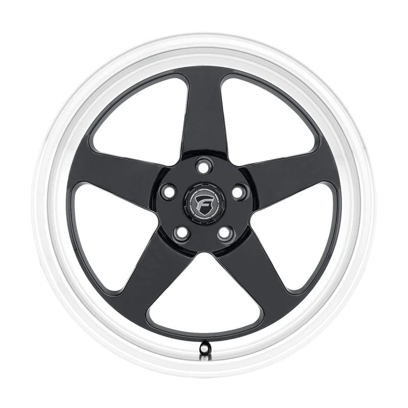 Forgestar D5 Beadlock 17x11 / 5x120.65 BP / ET43 / 7.8in BS Gloss Black Wheel - Side View