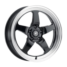 Load image into Gallery viewer, Forgestar D5 Drag 18x9.0 / 5x114.3 BP / ET22 / 5.9in BS Gloss Black Wheel - Main Product View