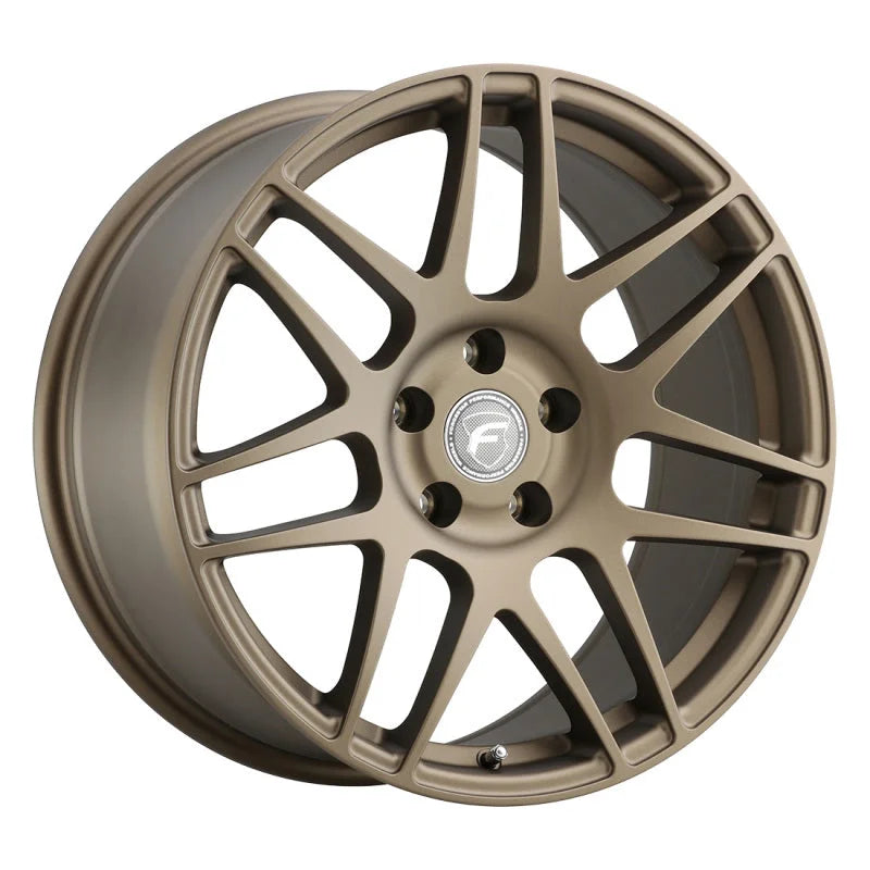 Forgestar F14 20x12 / 5x114.3 BP / ET22 / 7.4in BS Satin Bronze Wheel - Side View