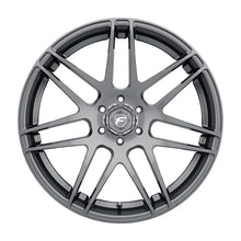 Load image into Gallery viewer, Forgestar X14 22x10 / 6x139.7 BP / ET30 / 6.7in BS Gloss Anthracite Wheel - Side View