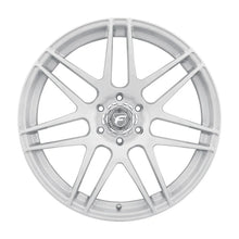 Load image into Gallery viewer, Forgestar X14 22x10 / 6x139.7 BP / ET30 / 6.7in BS Gloss Brushed Silver Wheel - Side View