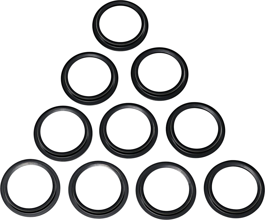 Fork Dust Seals - 49 mm - 10-Pack DragSpecialties 57-104-10 - Main Product View
