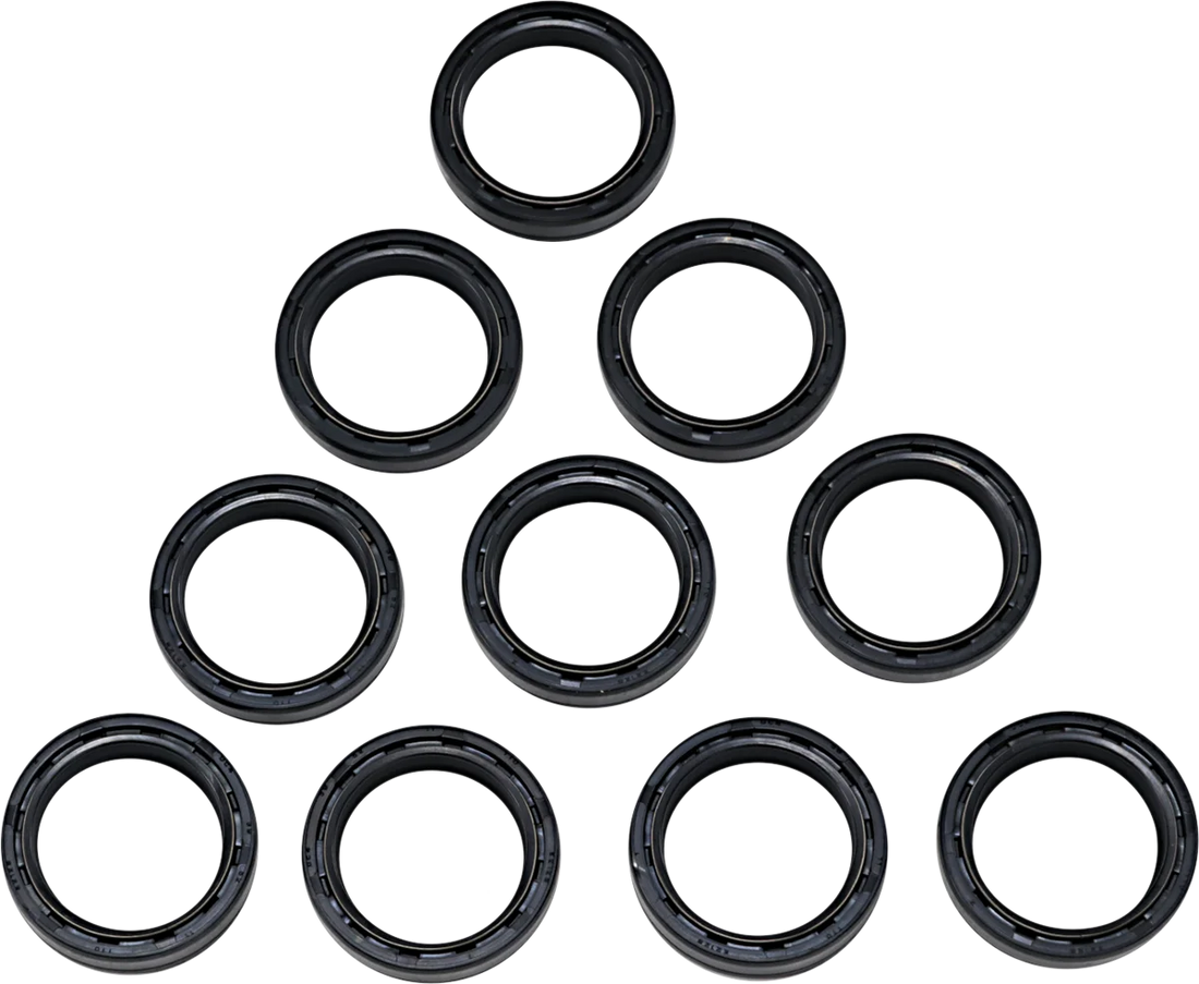 Fork Oil Seals - 41 mm - Showa Forks - 10-Pack DragSpecialties 55-119-10 - Side View