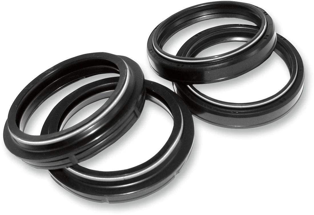 Fork Seal/Dust Wiper Kit - 41 mm x 54 mm x 11 mm | 41 mm x 54.4 mm x 12 mm DragSpecialties 56-132-D - Side View