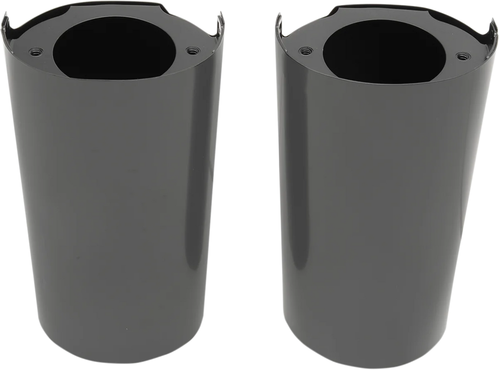 Fork Slider Covers - Extended +2" (8.5") - Black DragSpecialties 77492B - Main Product View