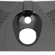 Load image into Gallery viewer, Fork Tins - Gloss Black - Ribbed - '86-'17 FLST - 3-Piece DragSpecialties 74156B - Main Product View