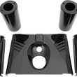 Load image into Gallery viewer, Fork Tins - Gloss Black - Ribbed - '86-'17 FLST - 5-Piece DragSpecialties 74157B - Main Product View