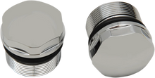 Load image into Gallery viewer, Fork Tube Cap - Chrome - 39 mm DragSpecialties C23-0218D - Main Product View