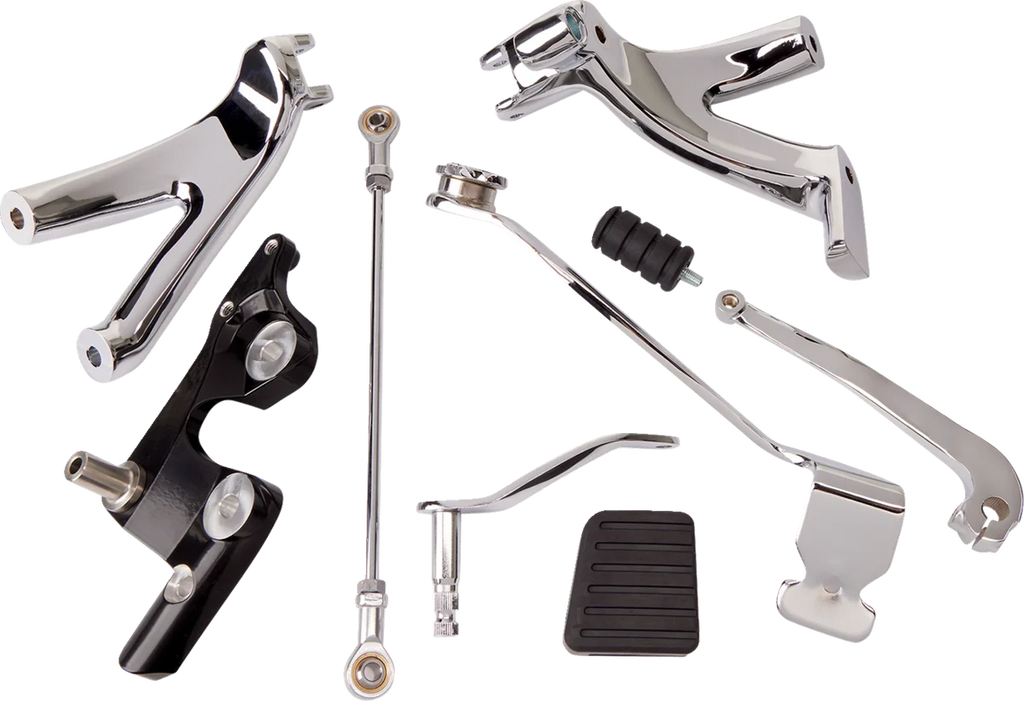 Forward Control Kit - Chrome - FL/FX DragSpecialties D35-0224C - Main Product View