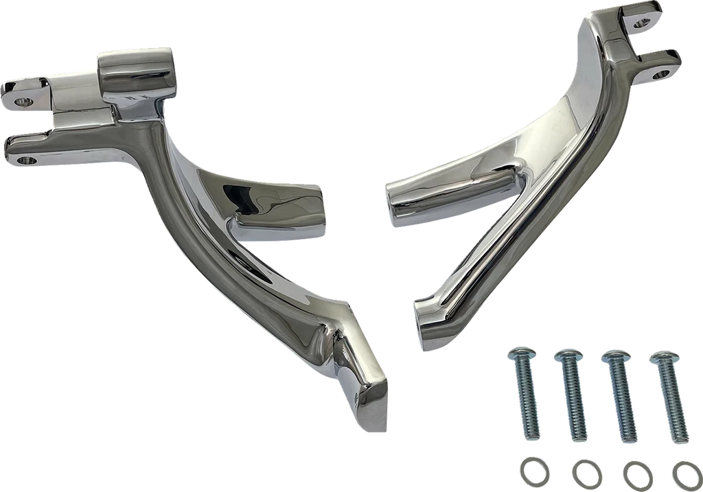 Forward Control Mount - Chrome - FL/FX DragSpecialties D35-0224C-1 - Main Product View