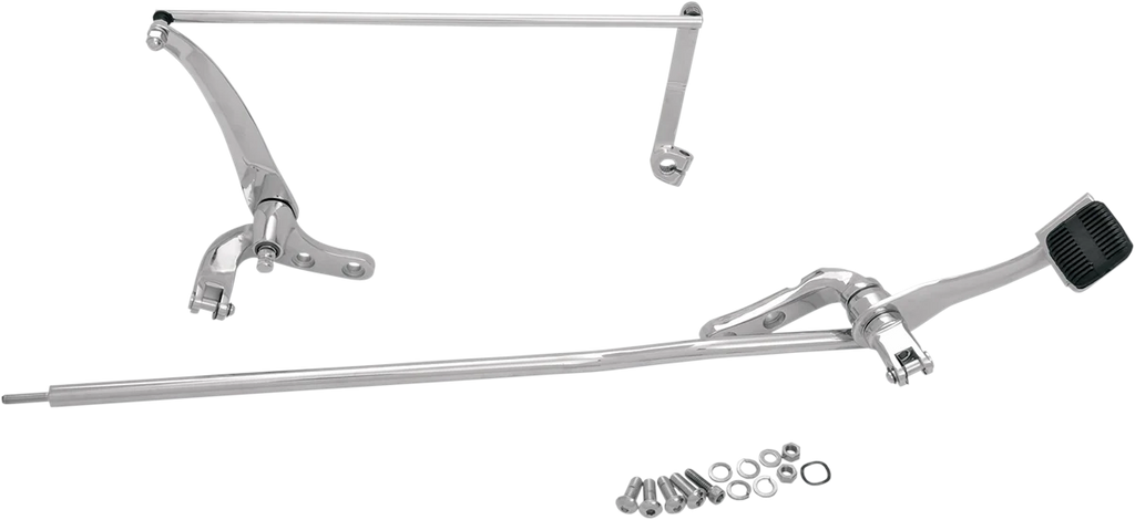 Forward Control Relocation Kit - FXD - Black DragSpecialties 77445 - Side View