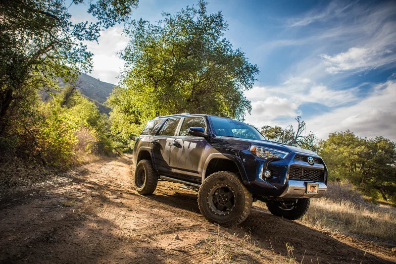 Fox 03+ 4Runner 2.0 Performance Series 9.1in Smooth Body Remote Reservoir Rear Shock / 0-1.5in. Lift - Back View