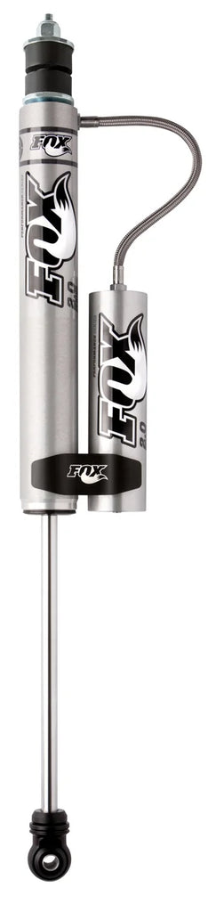 Fox 05+ Ford SD 2.0 Performance Series 9.6in. Smooth Body Remote Res. Front Shock / 2-3.5in. Lift - Side View