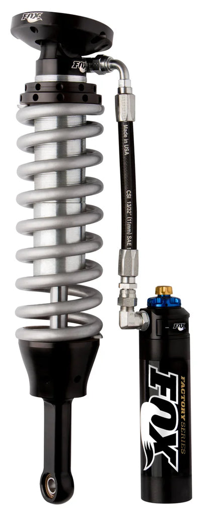 Fox 07+ Chevy 1500 2.5 Factory Series 4.4in. Remote Res. Coilover Set w/DSC Adjuster / 0-2in. Lift - Main Product View