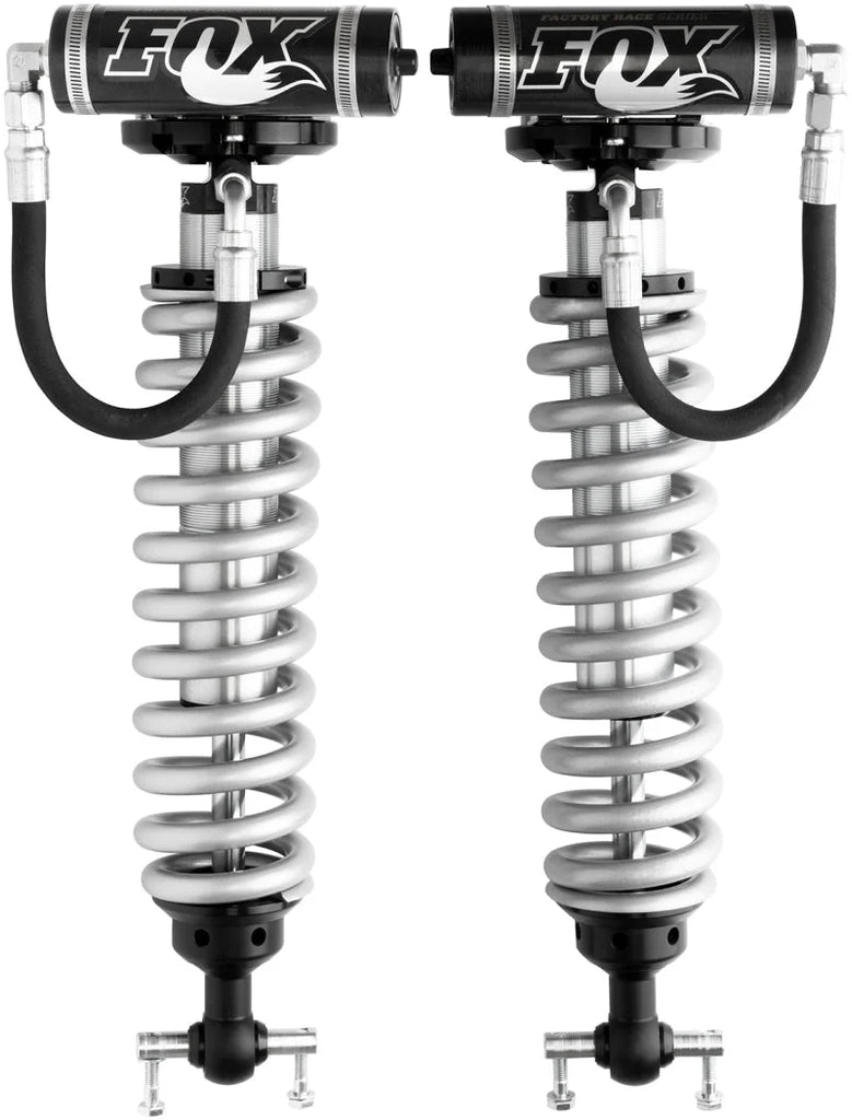 Fox 07+ Chevy 1500 2.5 Factory Series 4.4in. Remote Reservoir Coilover Shock Set / 0-2in. Lift - Main Product View
