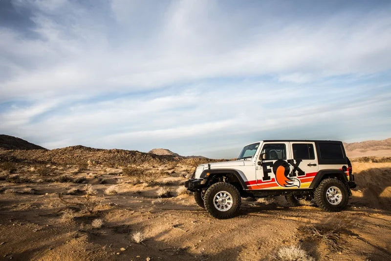 Fox 07+ Jeep JK 2.0 Performance Series 8.6in. Smooth Body IFP Rear Shock (Alum) / 0-2in Lift - Back View