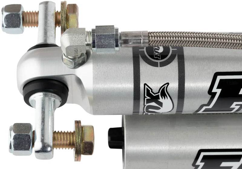 Fox 11+ Chevy HD 2.0 Performance Series 9.4in. Smooth Body Remote Res. Front Shock / 7-9in. Lift - Back View