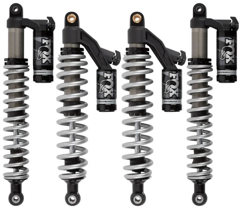 Fox 14-19 Honda SXS700M2 Pioneer 700 1.5 Podium QS3 Coilover Shock - Front & Rear Set - Back View