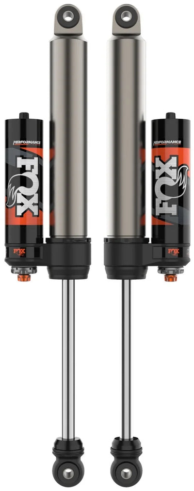 Fox 14-22 Ram 3500 4WD 2-3.5in Lift Rear Performance Elite Series 2.5 Reservoir Shocks - Adjustable - Main Product View