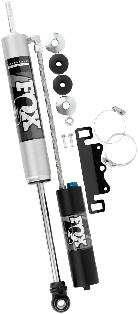Fox 17-19 Ford F250/F350 2.0 Performance Series Remote Reservoir Adj. Front Shocks 0-1.5in Lift - Additional View 6