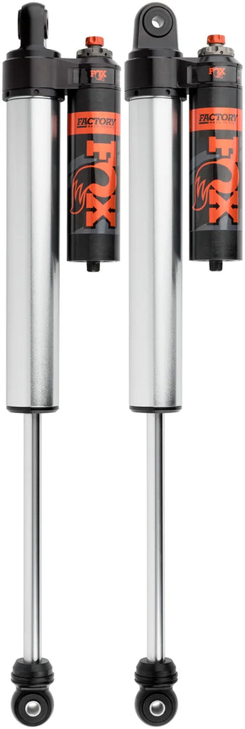 Fox 17+ Ford SD 2.5 Factory Series Rear Shock Set w/DSC / 2-3.5in Lift - Side View