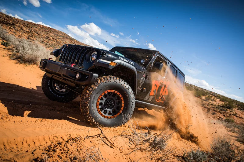 Fox 18-Up Jeep JL 3.0 Factory Race Bypass R/R DSC Front Shock 3.5-4.5in. Lift - Requires Front D/S - Side View