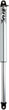 Load image into Gallery viewer, Fox 2.0 Factory Series 12in. Air Shock 1-1/4in. Shaft (Normal Valving) 40/90 - Black/Zinc - Back View