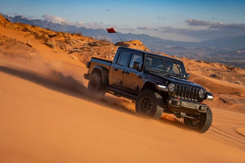 Fox 20-Up Jeep Gladiator 3.0 Factory Race Series Bypass Piggyback DSC Rear Shock 3.5-4.5in. Lift - Side View