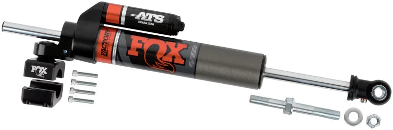 Fox 2007+ Jeep JK 2.0 Factory Series ATS Steering Stabilizer 22.15in Ext L - Orange Heritage Logo - Additional View 5