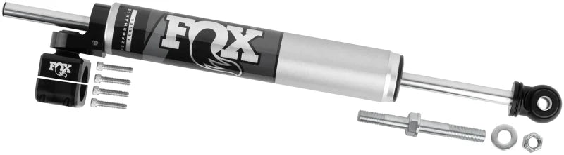 Fox 2007+ Jeep JK 8.2in 2.0 Tie Rod Clamp Steering Stabilizer - Additional View 5