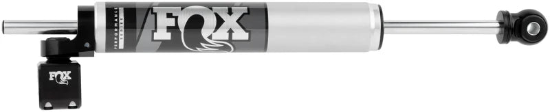 Fox 2017+ Ford Superduty 2.0 Perf Series 8.1in. TS Stabilizer Steering Damper 1-1/8 in Tie Rod - Side View