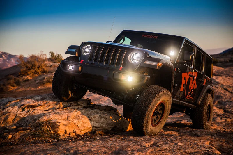 Fox 2018+ Jeep Wrangler JL 2.0 Performance Series 9.6in Smooth Body IFP Front Shock 2-3in. Lift - Additional View 5