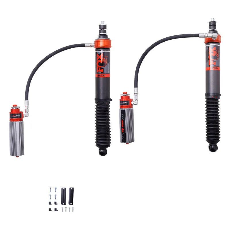 Fox 22-24 Lexus LX600 3.0 Race Series Internal Bypass Reservoir Shocks - Adjustable - Back View