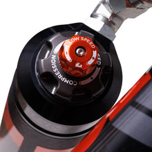 Load image into Gallery viewer, Fox 2.5 Factory Race Series Front Remote Reservoir Shock 0-1.5in Lift fits 1988+ Nissan Patrol Y60 &amp; Y61 - Back View