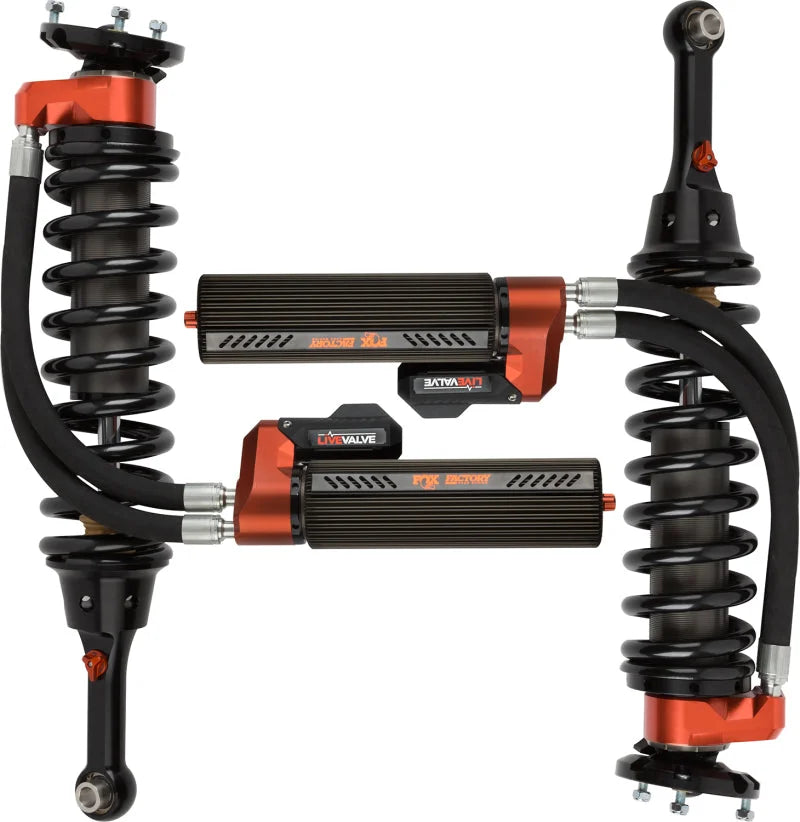 Fox 3.0 Factory Race Series Live Valve Internal Bypass Coilover Shock 2019+ Ford Raptor - Front - Side View