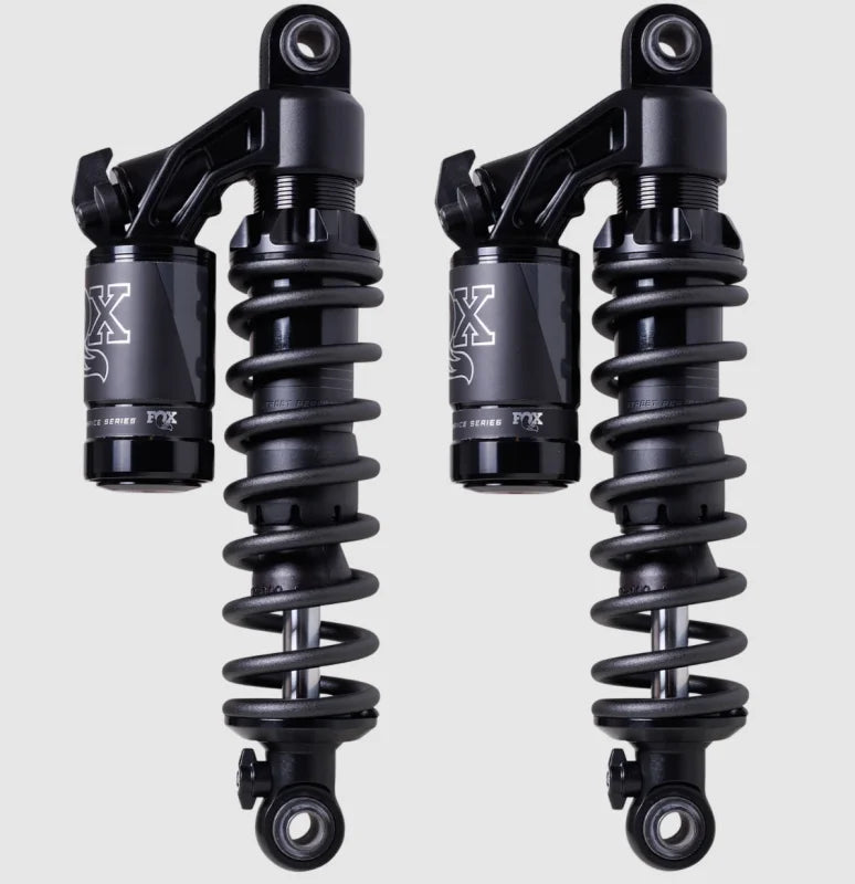 Fox 93-17 Harley-Davidson FXDWG Dyna Wide Glide Rear QS3-QSR Performance Series Shock Kit