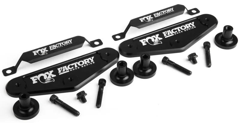 Fox Ford Raptor 3.0 Factory Series 12.27in External QAB P/B Reservoir Rear Shock Set - Blk - Side View