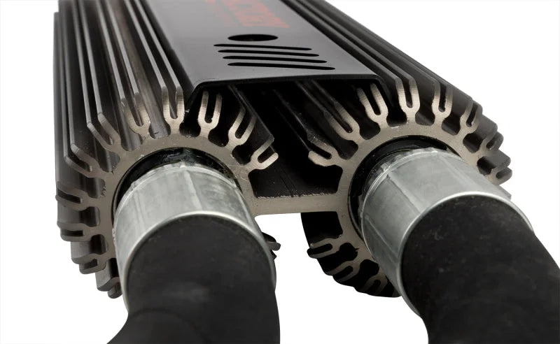 Fox Ford Raptor 3.0 Factory Series 12.3in External QAB P/B External Cooler Shock Set - Back View