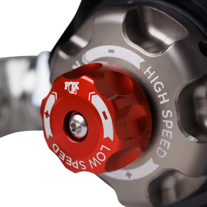 Fox Jeep JK 2.5 Factory Series 9.79in. Internal Bypass Remote Reservoir Shock/2.5-4in. Lift (Pair) - Back View