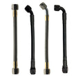 Load image into Gallery viewer, Fragola -10AN PTFE Hose Assembly Straight x 90 16in - Side View