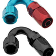 Load image into Gallery viewer, Fragola -10AN x 150 Degree Pro-Flow Hose End - Black - Main Product View