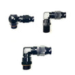 Load image into Gallery viewer, Fragola -4AN Real Street x 90 Degree Forged Hose End Black For PTFE Hose - Main Product View