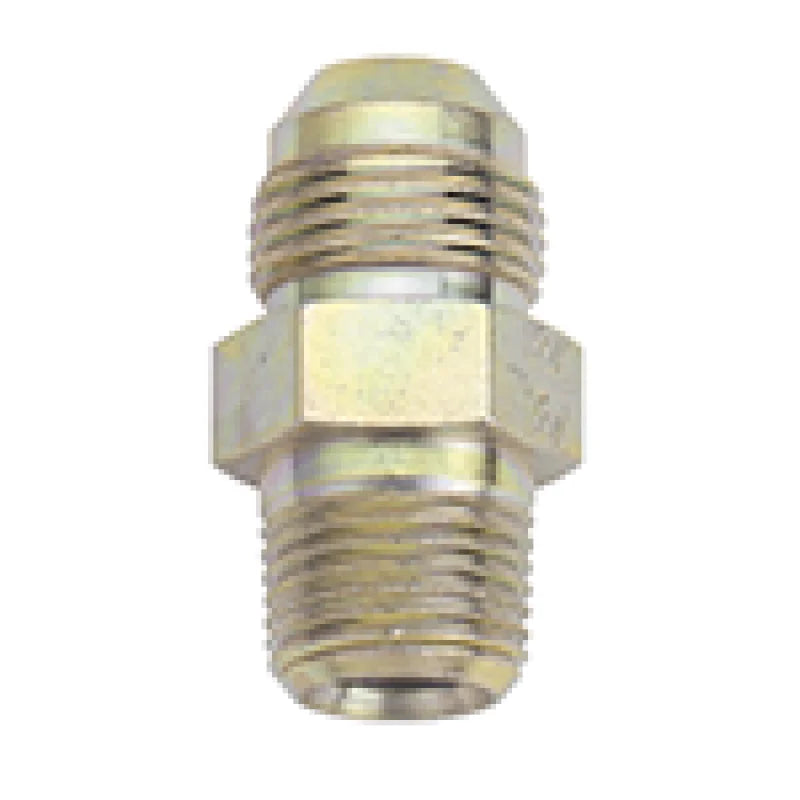 Fragola -4AN x 1/8 NPT Straight Adapter - Steel - Side View